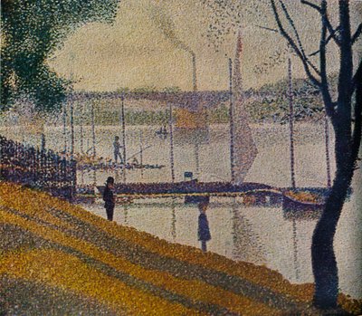 Courbevoie-broen, 1886 av Georges Pierre Seurat