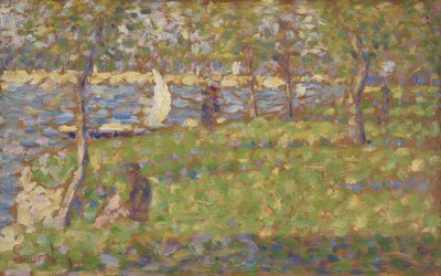 Studie for "La Grande Jatte" av Georges Pierre Seurat