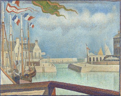 Søndag i Port-en-Bessin av Georges Pierre Seurat