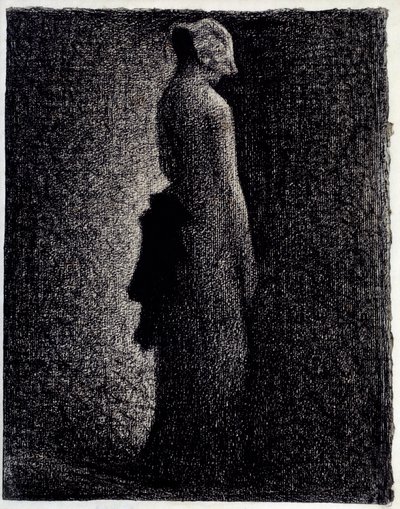 The Black Knot Blyanttegning av Georges Seurat (1859-1891) Rundt 1882 Dim. 0,31 x 0,23 m Paris. Orsay museum av Georges Pierre Seurat