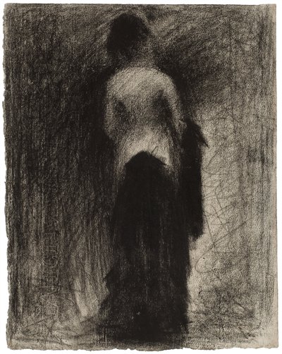 Promenaden, ca. 1882 av Georges Pierre Seurat