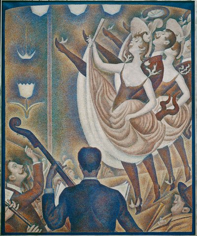 Boksen-boksen (olje på lerret) av Georges Pierre Seurat