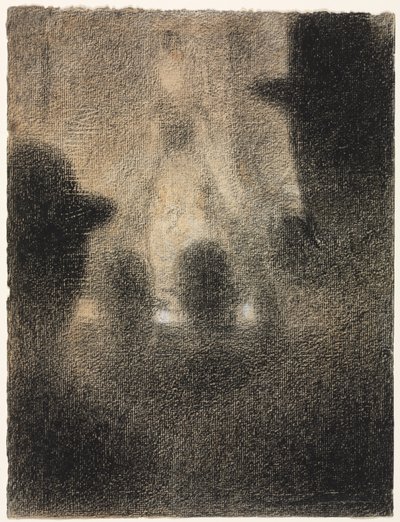På Cafe Parisien av Georges Seurat