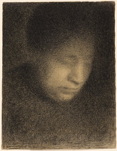 Madame Seurat, kunstnerens mor (Madame Seurat, mère) av Georges Seurat