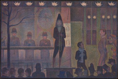 Parade de cirque (Sirkus Sideshow) av Georges Seurat