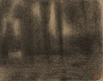 Poppeltrær av Georges Seurat