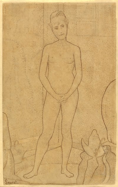 Studer etter "The Models" av Georges Seurat