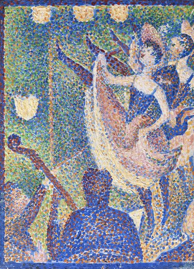 Studie for The Chahut, ca. 1889 (panel) av Georges Seurat