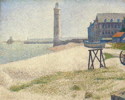 Fyret i Honfleur, 1886 av Georges Seurat