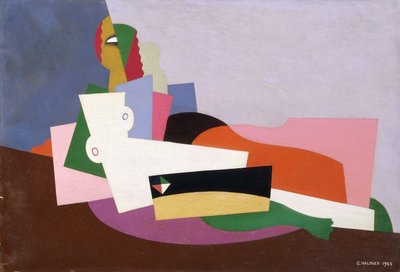 Liggende naken, 1923 av Georges Valmier