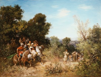 arabiske ryttere, av Georges Washington