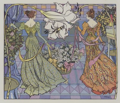 Festival of Lilies i USA av Georges de Feure