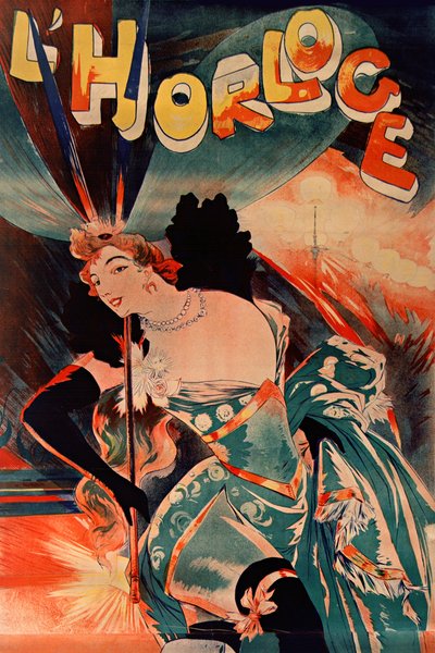 Klokken, 1900. av Georges de . Feure