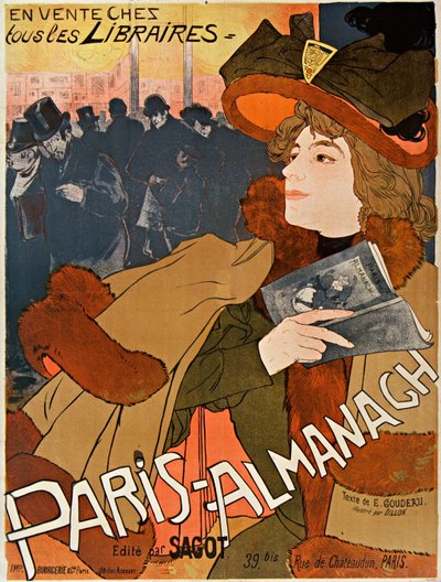 Paris-almanakk, ca. 1900. av Georges de . Feure