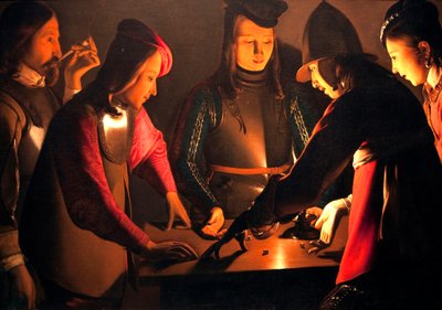 Terningspillerne av Georges de La Tour
