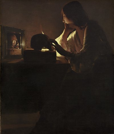 Den angrende Magdalen, 1635-40 av Georges de La Tour