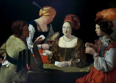 Juksen med diamantens ess av Georges de La Tour
