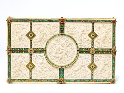 Sjelden seddelholder for Boucheron, 1893 av Georges le Sache