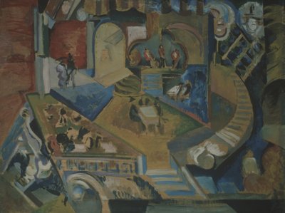 Kafe av Georgy Bogdanovich Yakulov