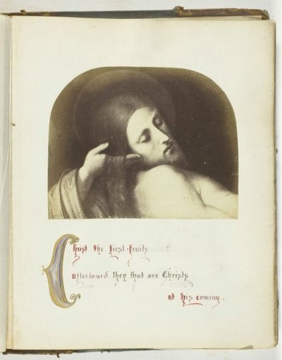 Uten tittel [illustrasjon av Jesus med bibelsk sitat], 185568. av Georgina Cowper