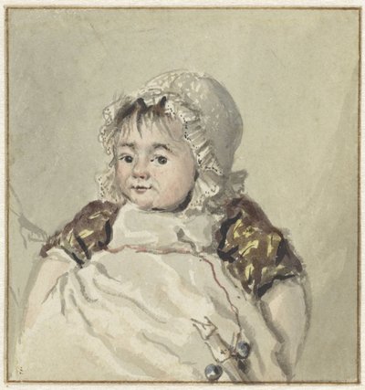 Portrett van Cornelia Johanna van Os av Georgius Jacobus Johannes van Os