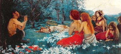 Pan (olje på lerret) av Gerald Fenwick Metcalfe