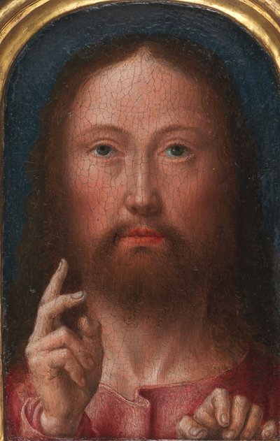 Kristus velsignelse, ca. 1500-1505. av Gerard David