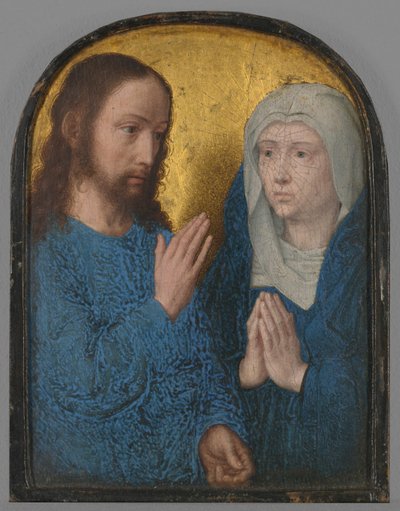 Del av en diptyk: Kristi avskjed med Maria av Gerard David