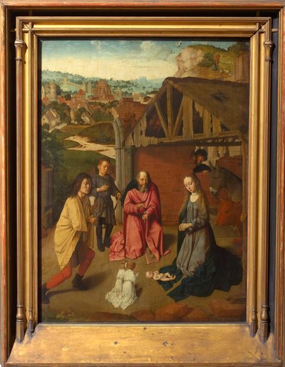 Hyrdenes tilbedelse, ca 1485. av Gerard David