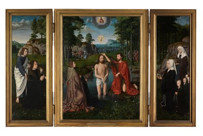 The Baptism of Christ, ca. 1502-08 (olje på panel) av Gerard David