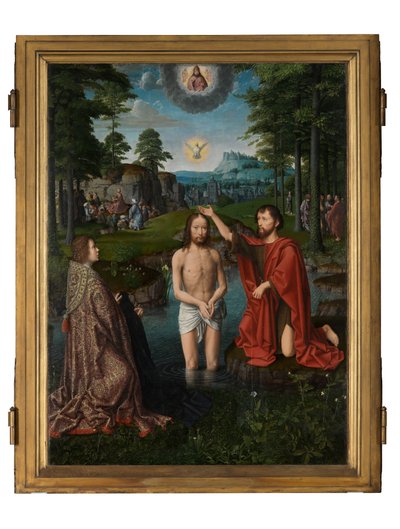 The Baptism of Christ, ca. 1502-08 (olje på panel) av Gerard David
