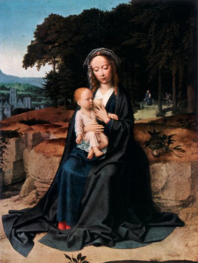The Rest on the Flight into Egypt, c1512-1515 1927 av Gerard David