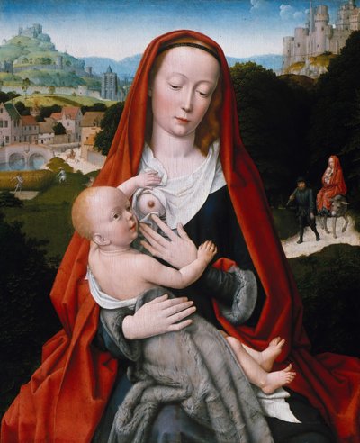 Jomfru og barn, ca. 1490 av Gerard David