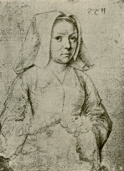 Ung kvinne, sent på 1400-tallet - begynnelsen av 1500-tallet, 1908. av Gerard David