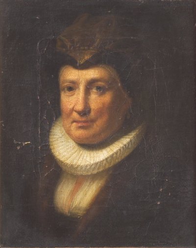 Portrett av kunstnerens mor av Gerrit Dou