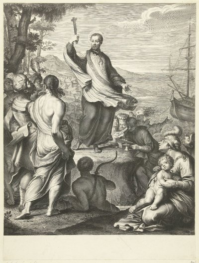 Den hellige Frans Xavier av Gérard Edelinck