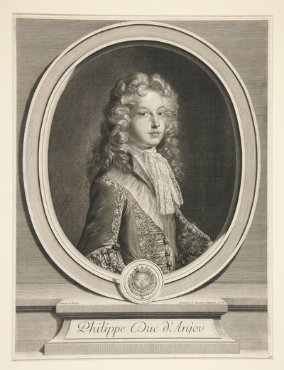 Filip V, hertug av Anjou av Gérard Edelinck