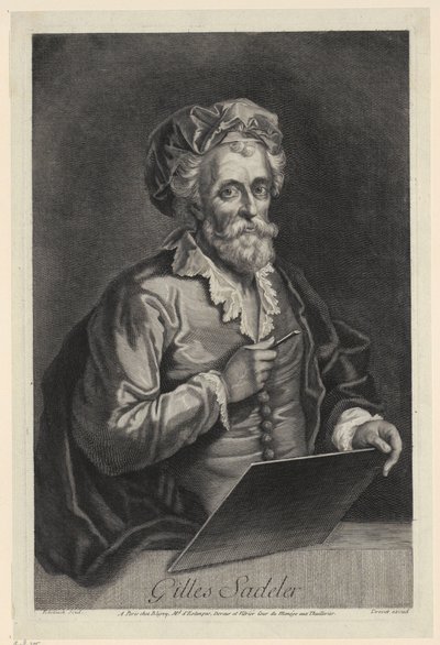 Portrett av Jacques Bénigne Bossuet av Gérard Edelinck