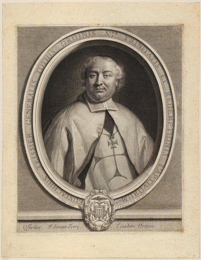 Portrett av Nicolas Parfaict av Gérard Edelinck