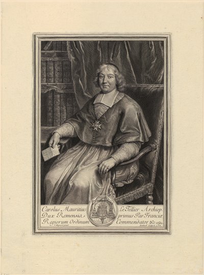 Portrett av Raimond Poisson av Gérard Edelinck
