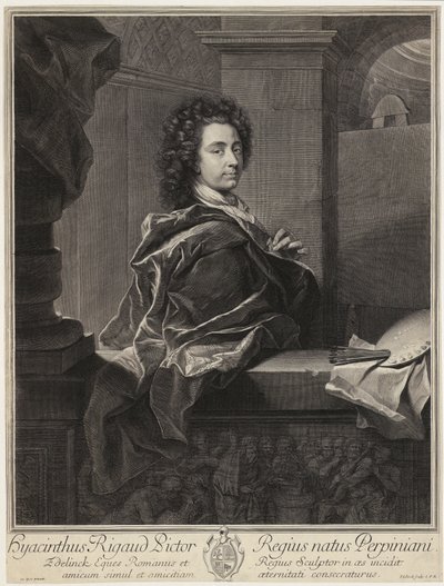 Portrett av Tizian av Gérard Edelinck