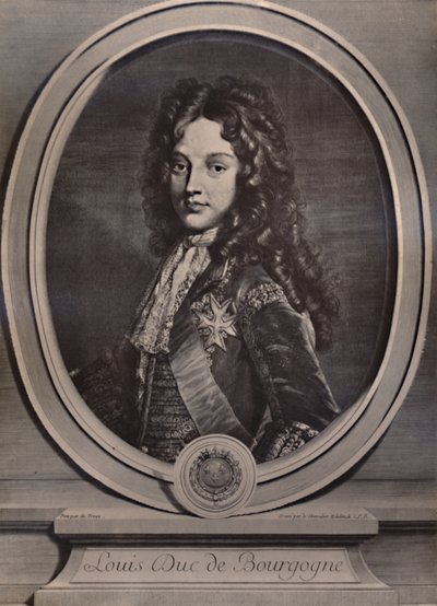 Louis, hertug av Burgund, Dauphin av Frankrike og far til kong Louis XV, c1700 1894 av Gerard Edelnick
