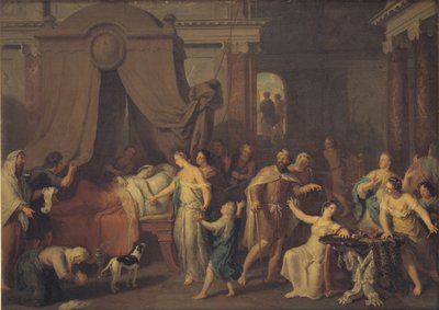 Alcestis og Admetus av Gerard Hoet I