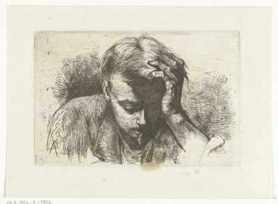 Selvportrett av Gerard Jan Bos