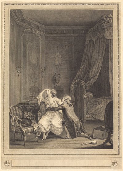 Sen omvendelse av Gerard Rene Le Vilain after Nicolas Lavreince