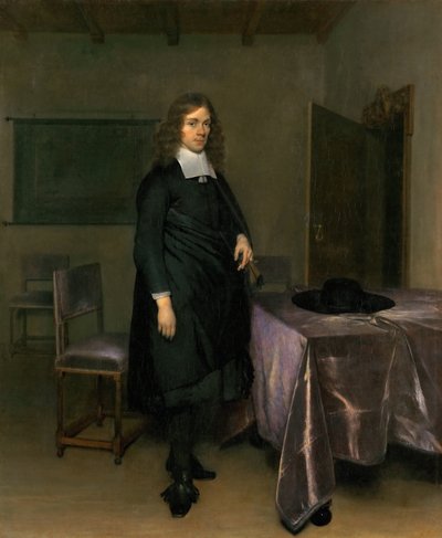 Portrett av en mann av Gerard Ter Borch the Younger
