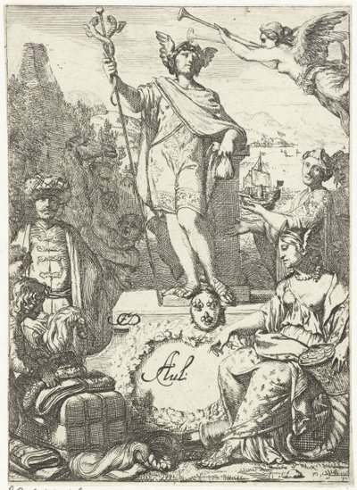 Allegori om handel med Mercury av Gerard de Lairesse (rejected attribution)
