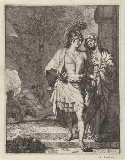 Aeneas en de Sibille van Cumae av Gerard de Lairesse