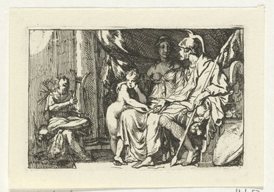 Aeneas forteller Dido om eventyrene hans History of Dido og Aeneas (serietittel) av Gerard de Lairesse