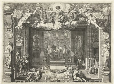 Allegori av Westminster-traktaten Allegory of Peace mellom England og De forente Nederlandene, 1674 av Gerard de Lairesse